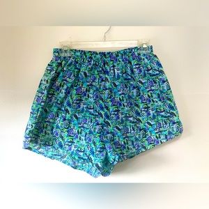 Pro Spirit Large Tropical Print Athletic Shorts